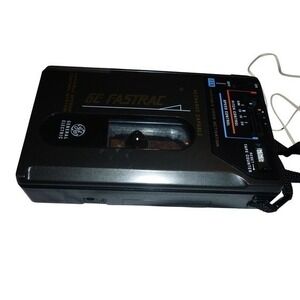 General Electric GE Fastrac 3-5330A Portable Cassette Recorder VSC VVA Vintage